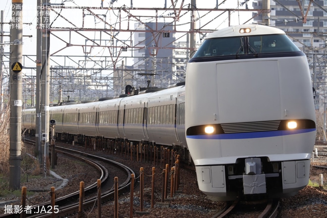 【JR西】683系4000番台が吹田総合車両所京都支所へ転属しB編成にを不明で撮影した写真