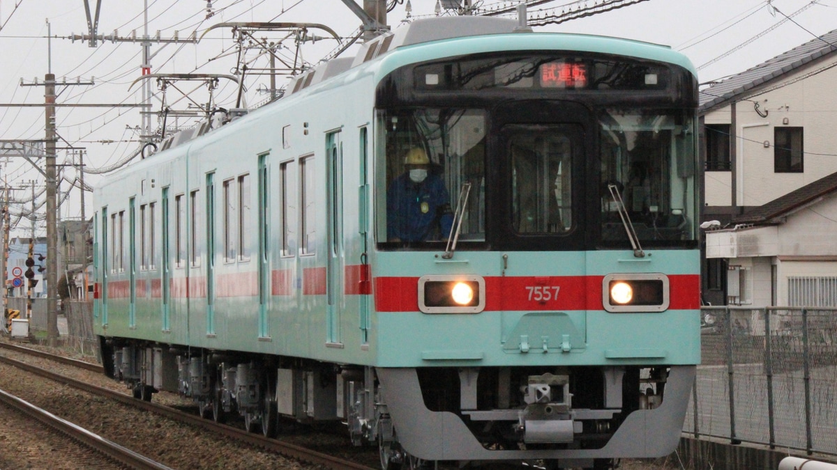 西鉄】7050形7157F筑紫車両基地出場試運転 |2nd-train鉄道ニュース