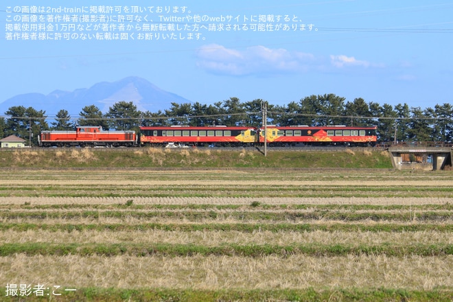 【JR西】キハ48-4+ キハ48-1004「花嫁のれん」京都鉄道博物館展示返却