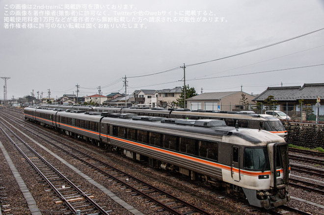 【JR海】キハ85系7両廃車回送を美濃太田車両区で撮影した写真