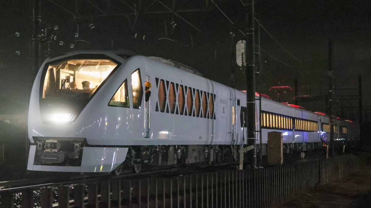 東武】N100系「スペーシアX」102Fが夜間に本線試運転 |2nd-train鉄道