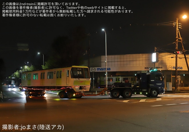 【大阪メトロ】70系 7125Fリニューアル工事を終え陸送を不明で撮影した写真