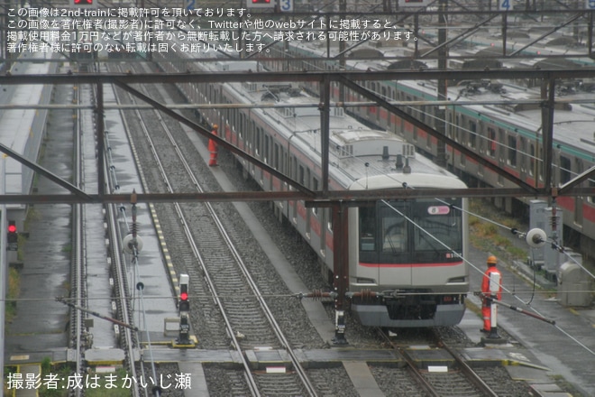 【東急】5050系5167FへQシート車が組み込みを長津田検車区付近で撮影した写真