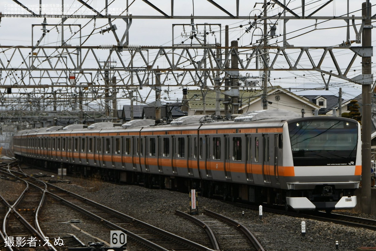 【JR東】E233系T30編成長野総合車両センター出場回送の拡大写真