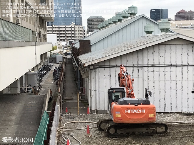 【JR東】東京総合車両センターの御料車庫周辺で工事が実施中を東京総合車両センター付近で撮影した写真
