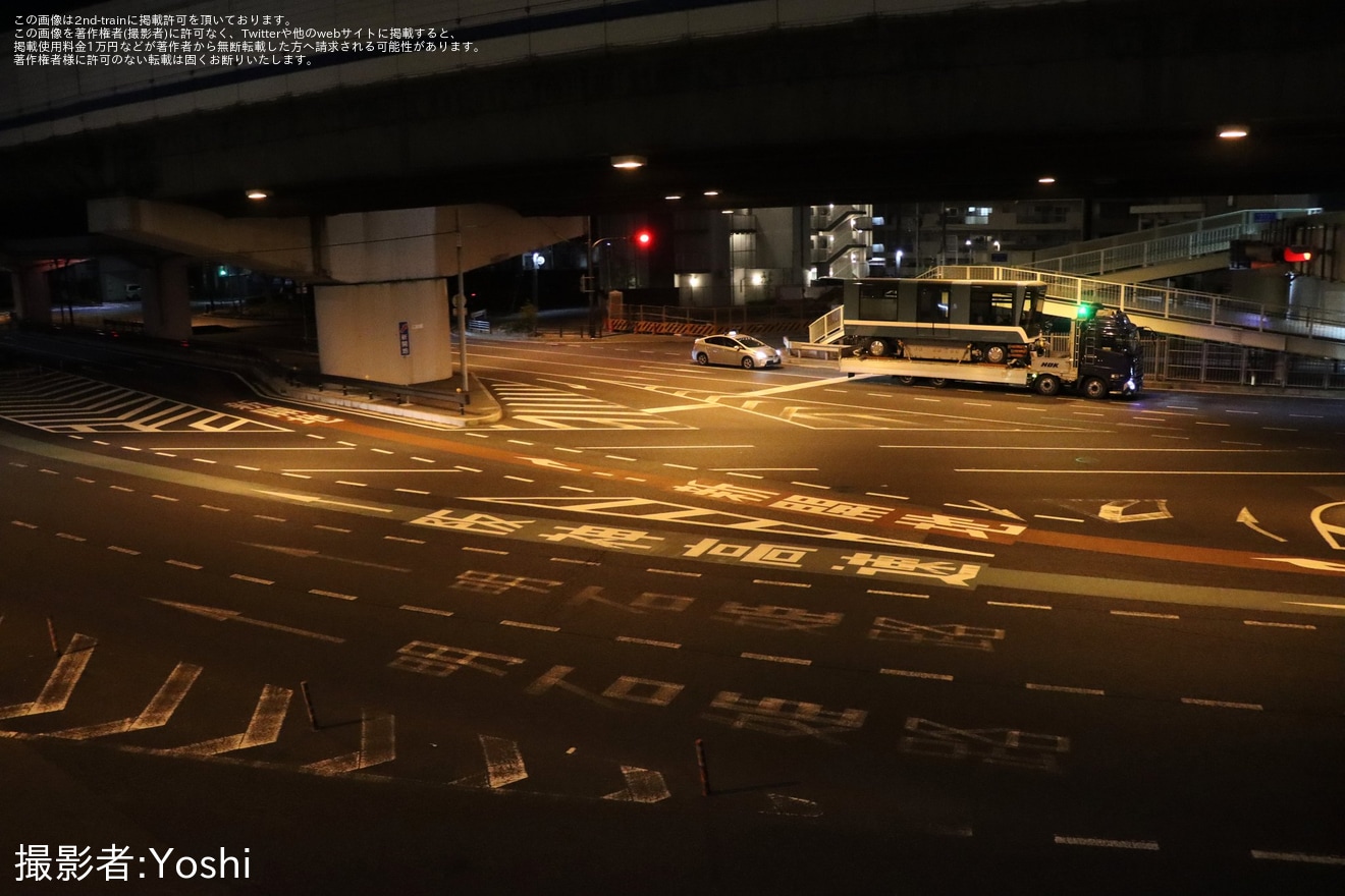 【神新交】3000形3111Fが川崎車両から陸送の拡大写真
