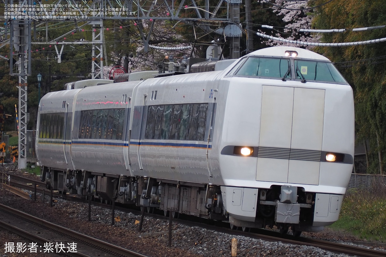 【JR西】681系N11編成吹田総合車両所出場試運転の拡大写真