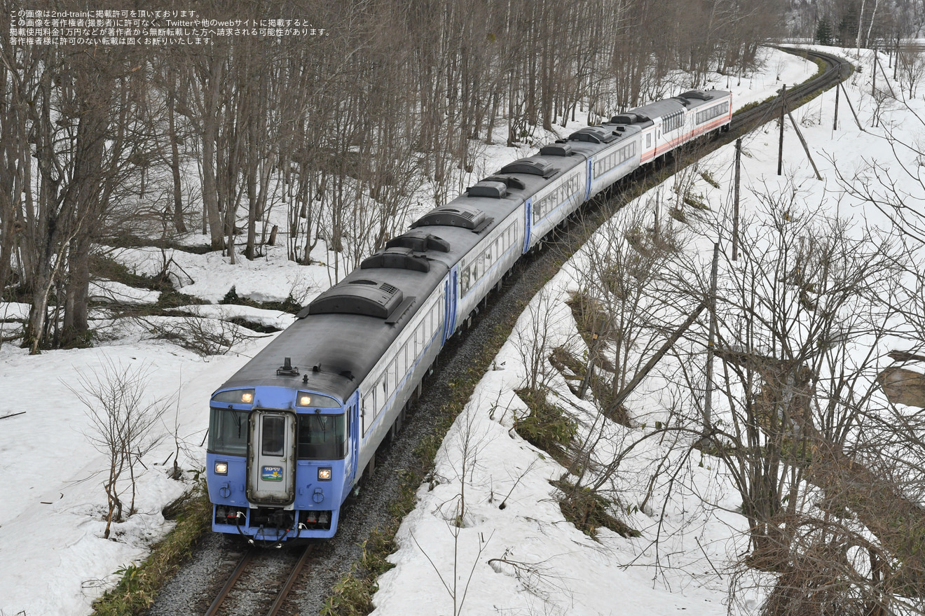 【JR北】キハ183系特急「サロベツ」を臨時運行の拡大写真