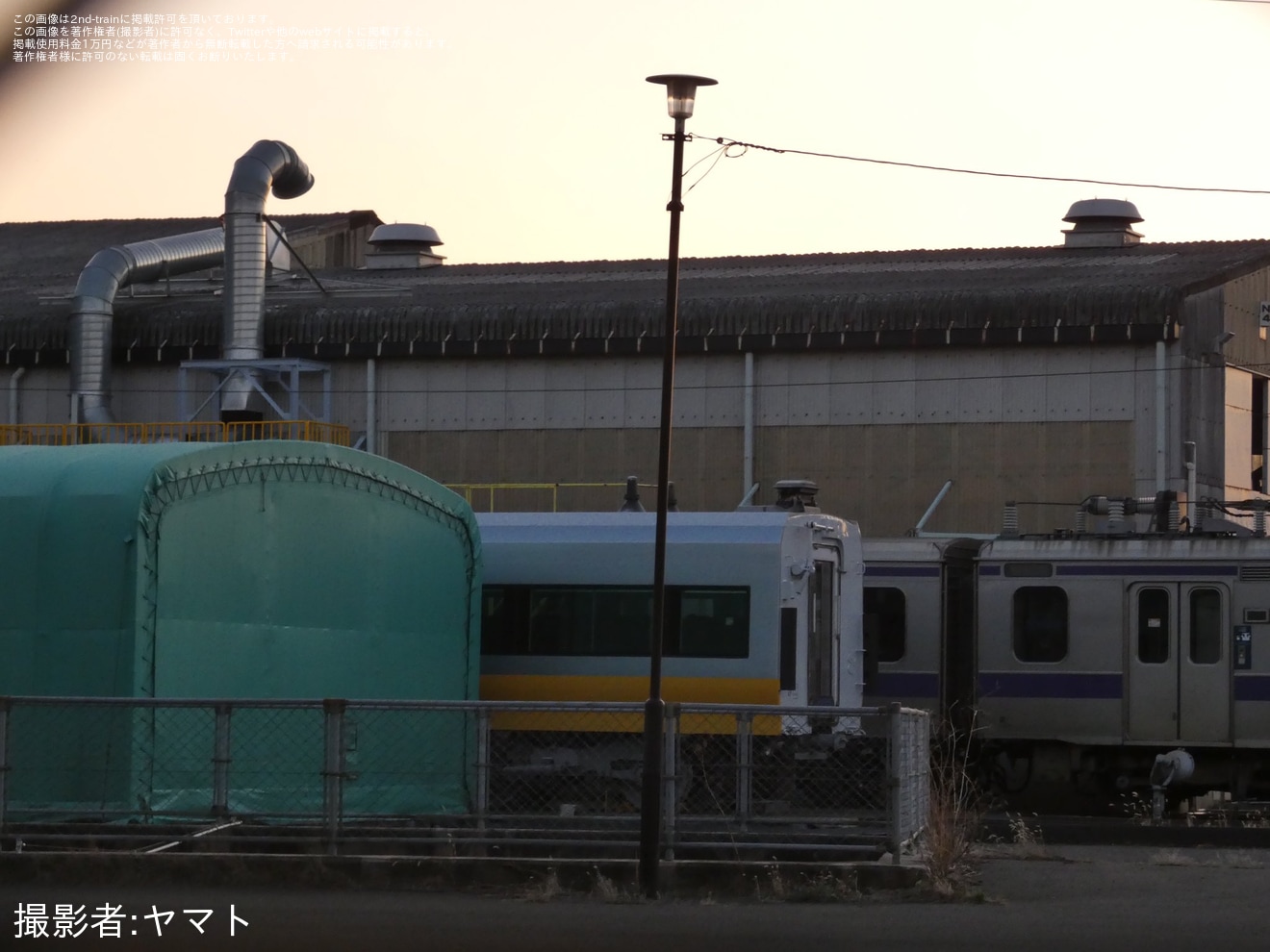 【JR東】E657系K2編成が「黄色」(イエロージョンキル)にの拡大写真