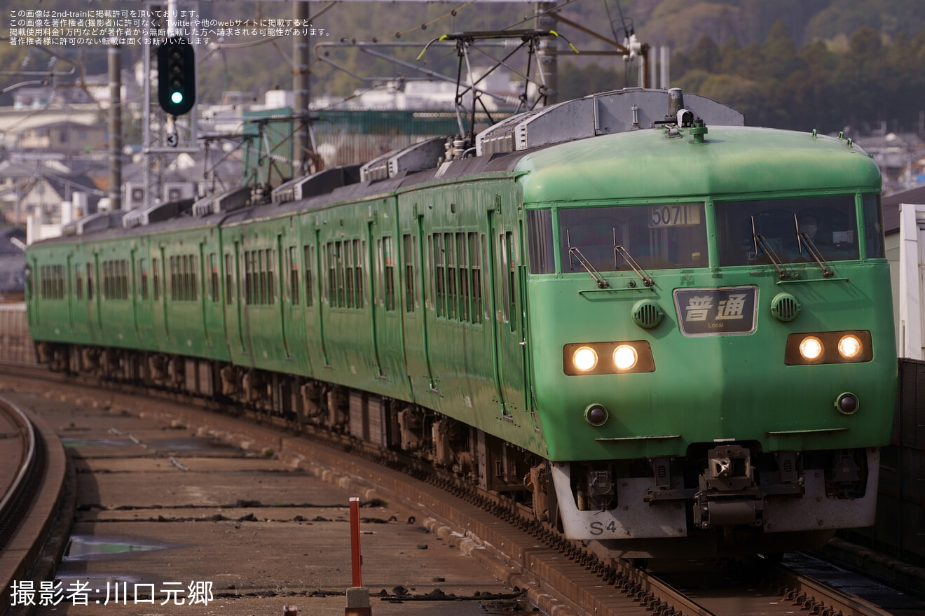 【JR西】117系一般車京都地区での営業運転終了の拡大写真