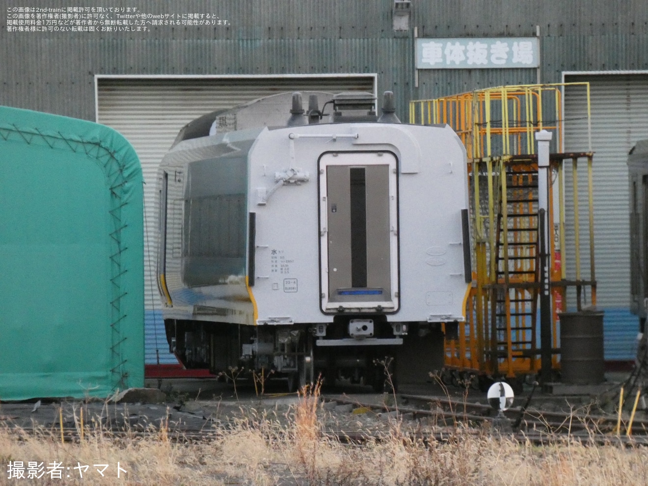 【JR東】E657系K2編成が「黄色」(イエロージョンキル)にの拡大写真