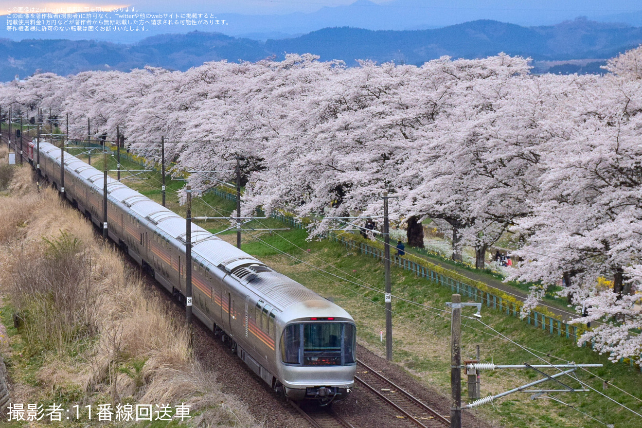 【JR東】EF81-95牽引青森行きカシオペア紀行返却回送(20230402)の拡大写真