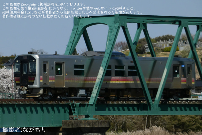 【JR東】GV-E400-5磐越東線で試運転を不明で撮影した写真