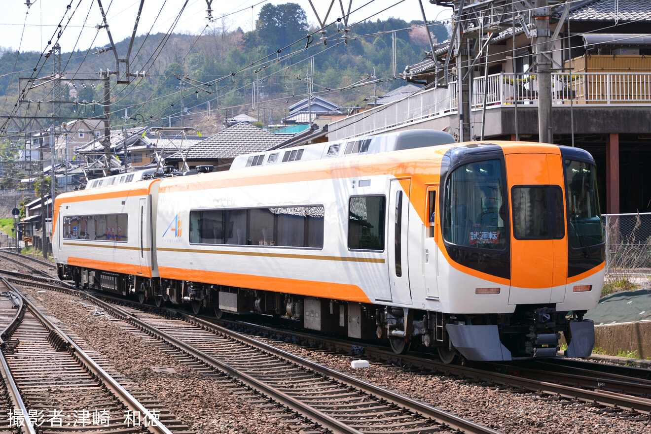 【近鉄】22000系AS08 五位堂検修車庫出場試運転の拡大写真