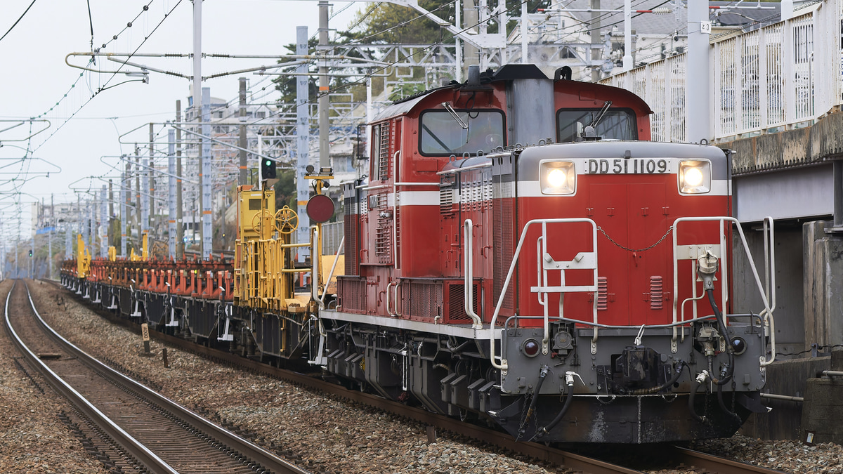 JR西】DD51-1109牽引の岡山転回工臨 |2nd-train鉄道ニュース