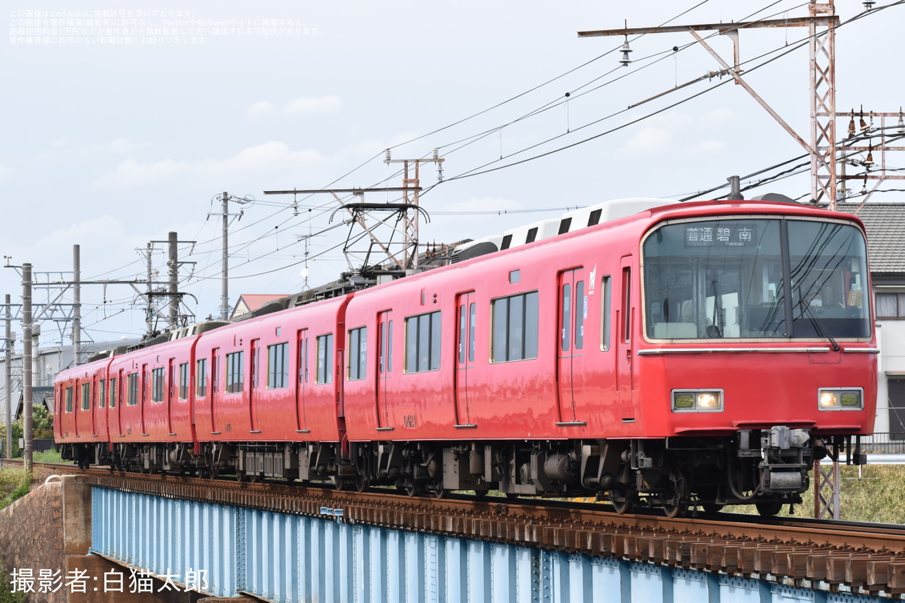 【名鉄】6500系6521F 三河線にて運用開始の拡大写真