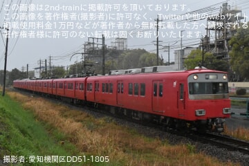 【名鉄】6500系6407F+6800系6801F大江から廃車回送と搬出作業