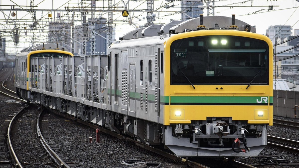 ゆうやJR鉄道乗務員 JR東】E127系100番台A11編成長野総合車両センター構内試運転