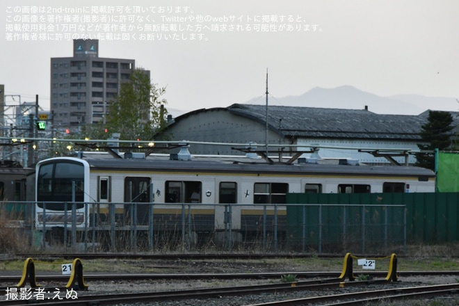 【JR東】205系ヤマY3編成 長野総合車両センターの解体線にを不明で撮影した写真