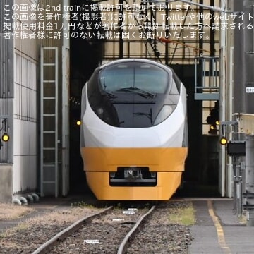 【JR東】E657系K2編成の先頭車が「黄色」(イエロージョンキル)に