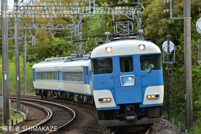 【近鉄】15200系「あおぞらⅡ」を使用した団体臨時列車を加茂～松尾間で撮影した写真