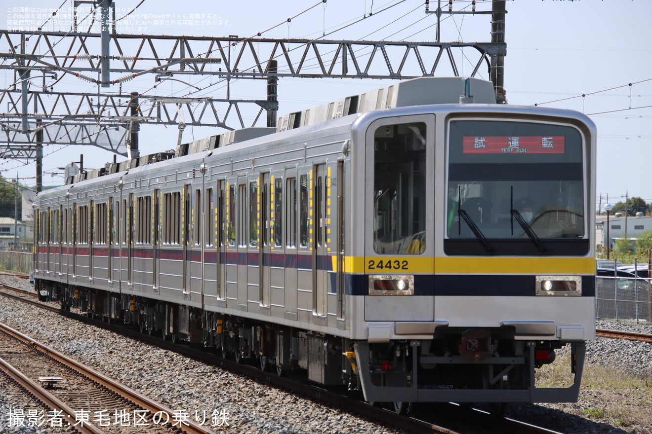 【東武】20400型21432F南栗橋工場出場試運転の拡大写真