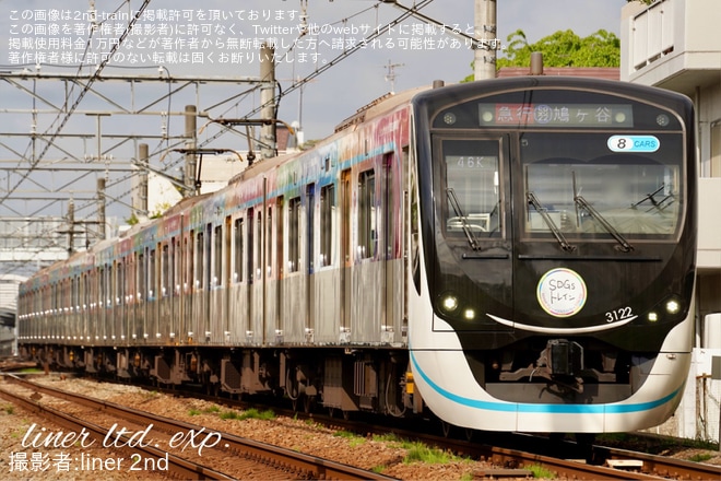 【東急】「SDGsトレイン 美しい時代へ号」ラッピング列車運用開始