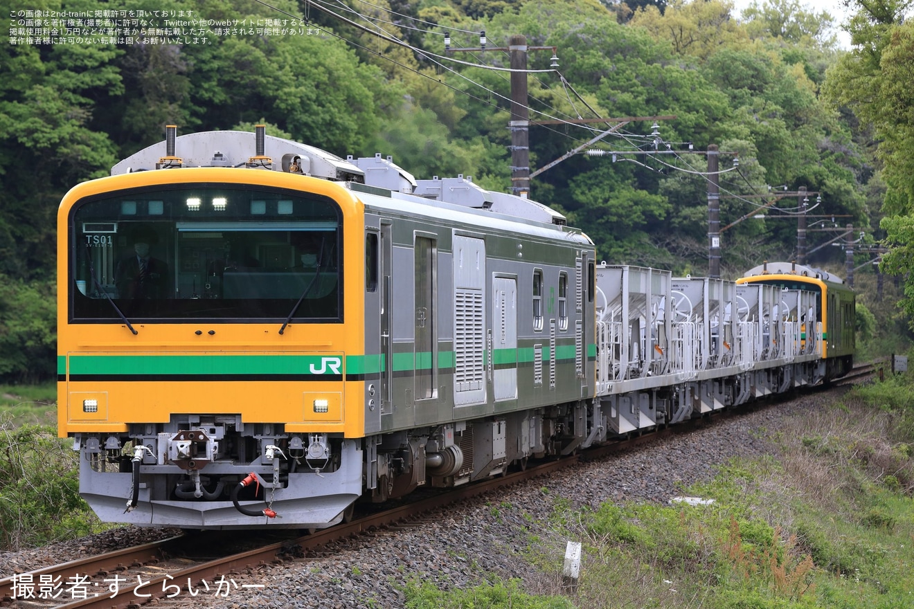 【JR東】GV-E197系TS01編成成田線の佐原まで試運転の拡大写真