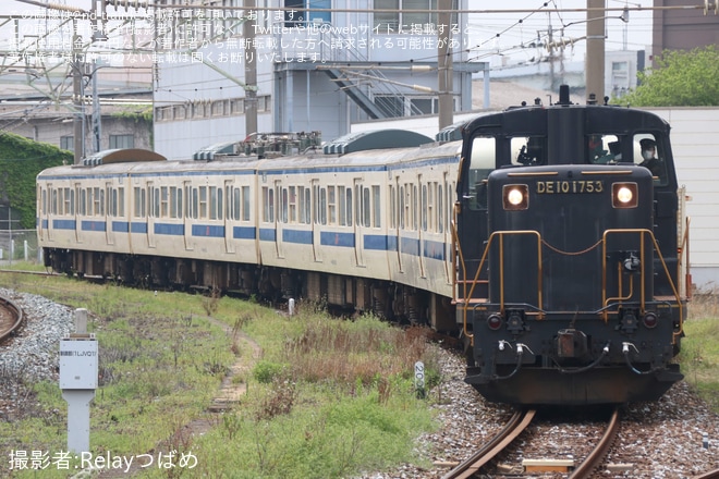 【JR九】415系Fo103編成 廃車回送を西小倉駅で撮影した写真
