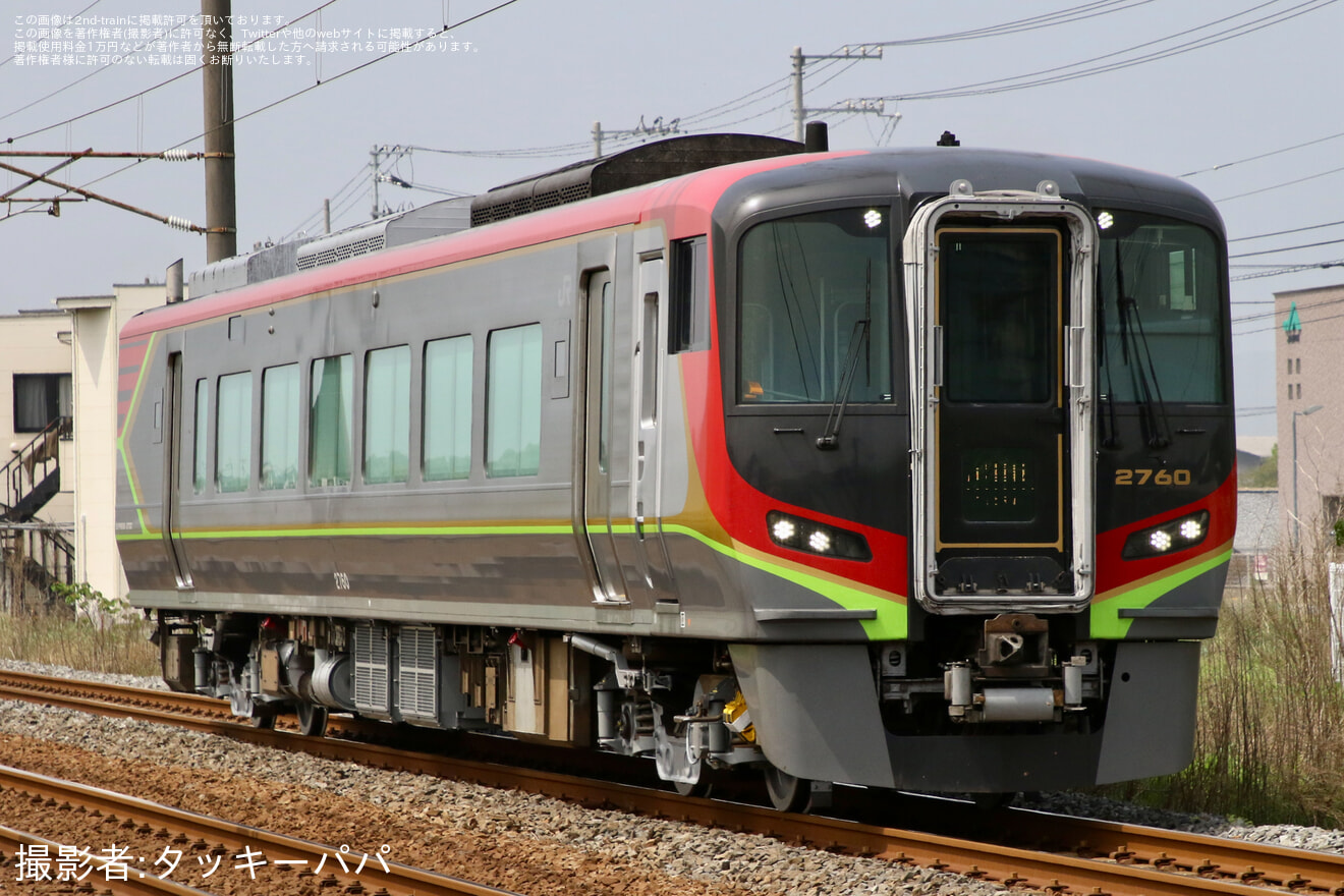 【JR四】2700系気動車が多度津工場出場試運転の拡大写真