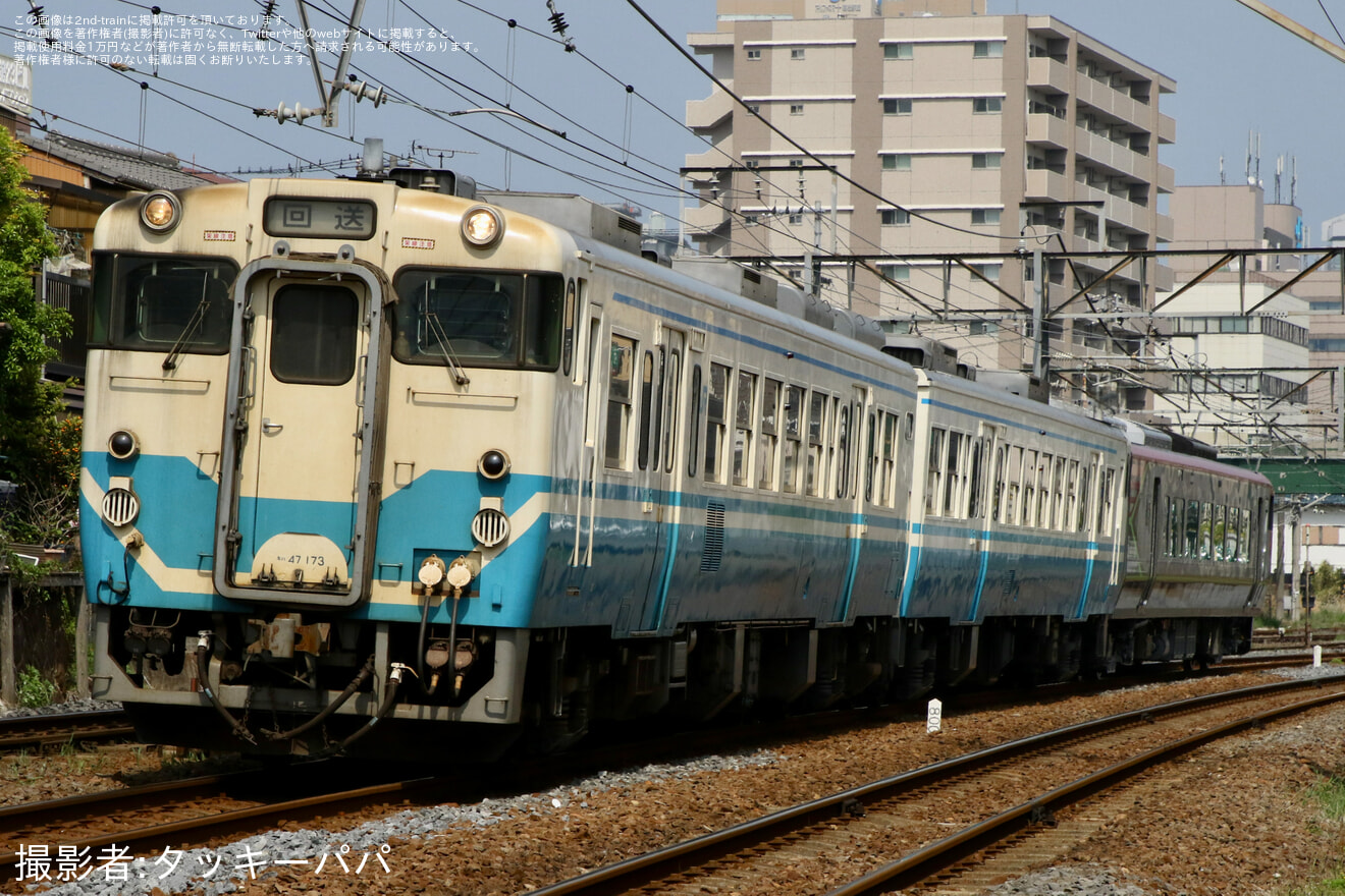 【JR四】2700系気動車が多度津工場出場試運転の拡大写真