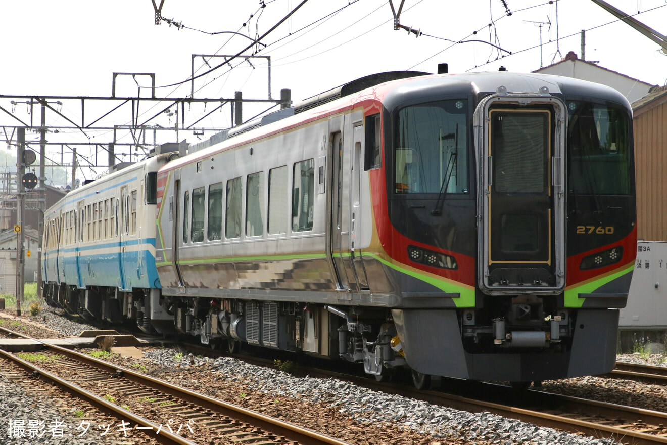 【JR四】2700系気動車が多度津工場出場試運転の拡大写真