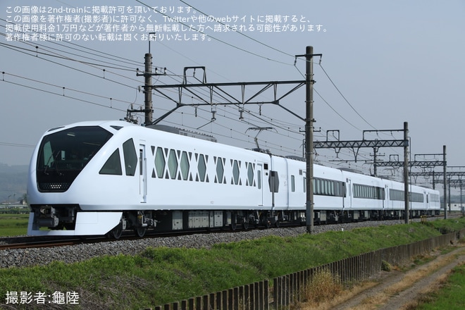 【東武】N100系N102F（スペーシアX）性能確認試運転