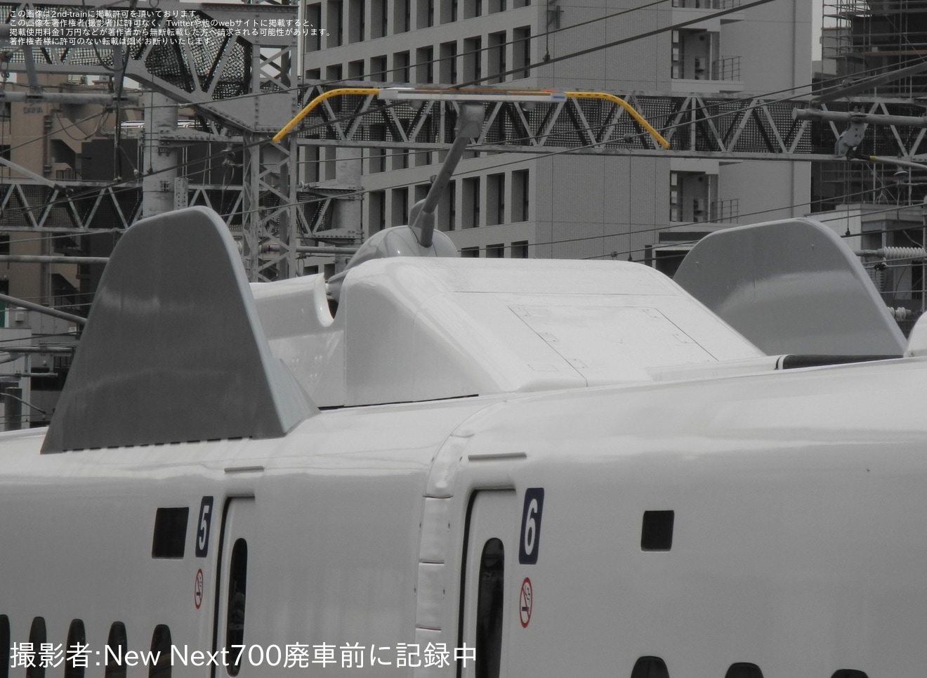 【JR西】N700系K13編成博多総合車両所での全般検査出場試運転の拡大写真