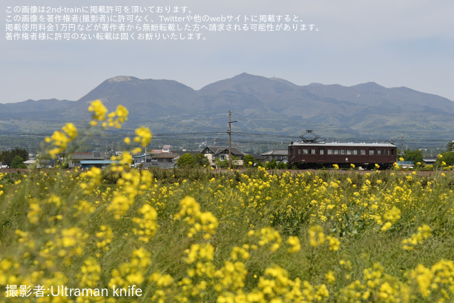 【上毛】春のイベント2023・デハ101本線走行を不明で撮影した写真
