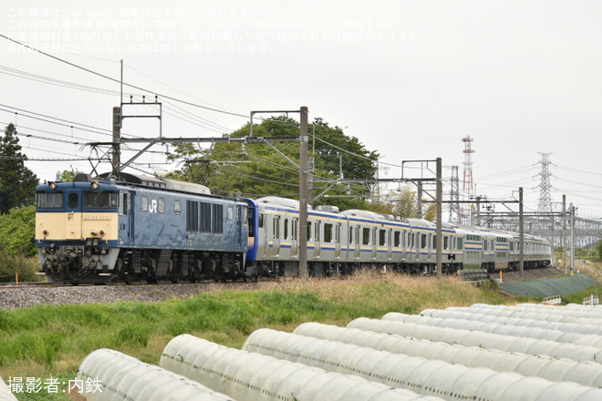 【JR東】E235系 F-25編成配給輸送を本庄～岡部間で撮影した写真