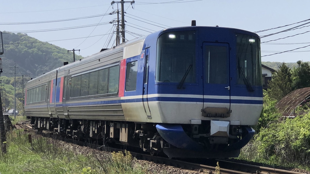 HOT7000 単行回送仕様 智頭】HOT7000系HOT7021+HOT7048が後藤総合車両所本所を出場し