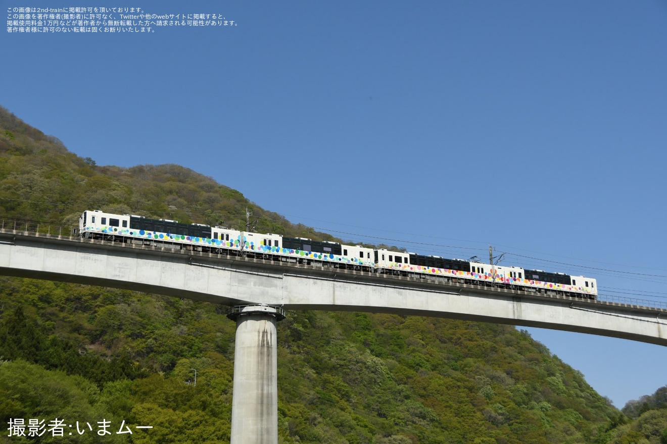 【野岩】「スカイツリートレイン」野岩鉄道で普通列車として運行の拡大写真