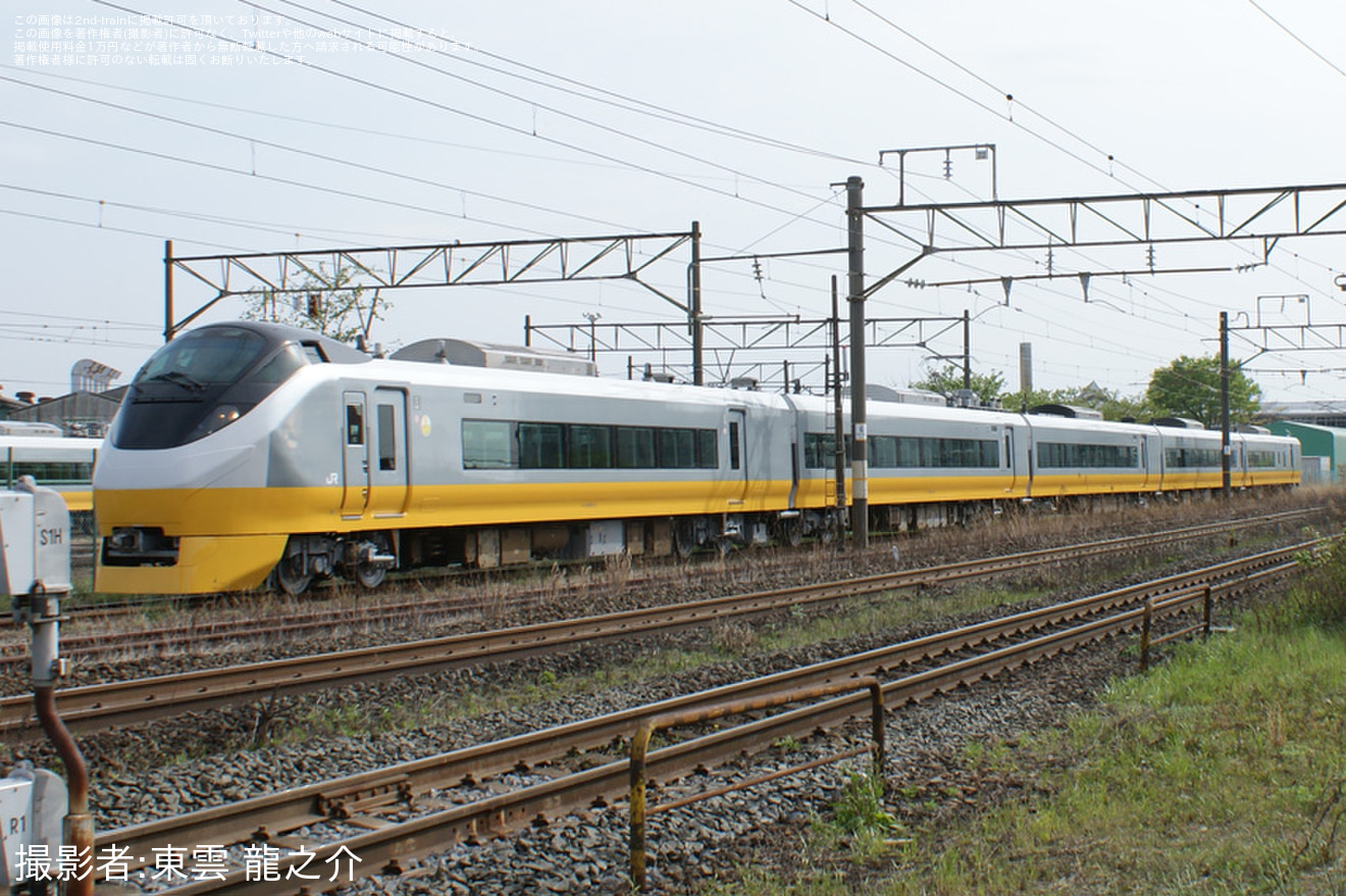 【JR東】E657系K2編成「黄色」(イエロージョンキル)が構内試運転の拡大写真