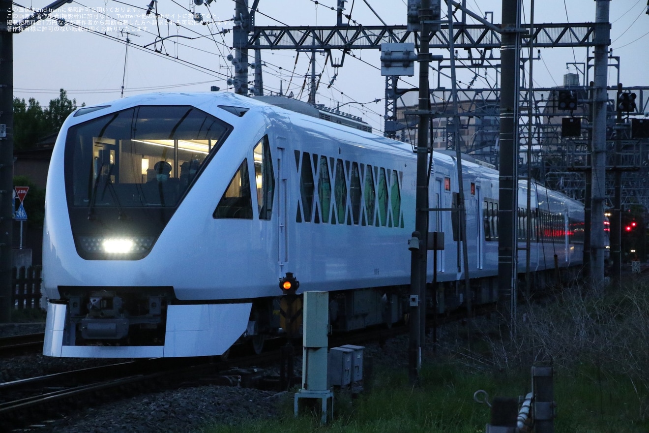 【東武】N100系N101Fが佐野線の葛生まで試運転の拡大写真