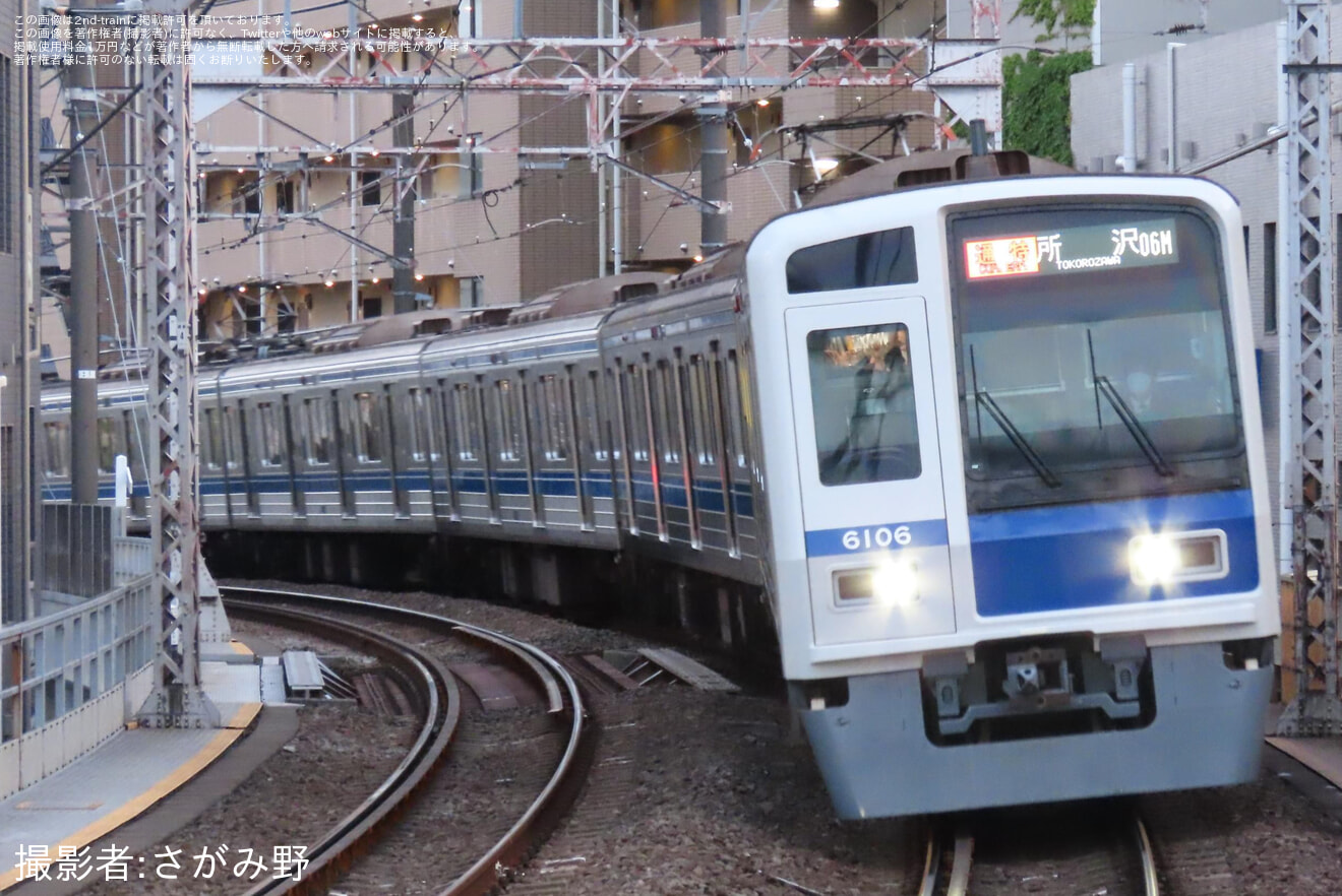 【西武】6000系6106Fが地下鉄線直通運用に復帰の拡大写真