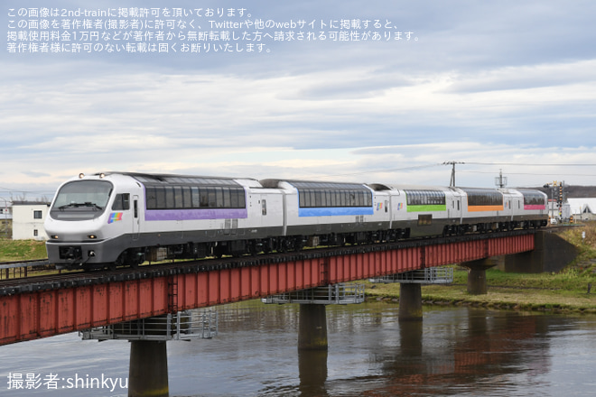【JR北】「ノースレインボーエクスプレス」の団臨が釧網本線で運転