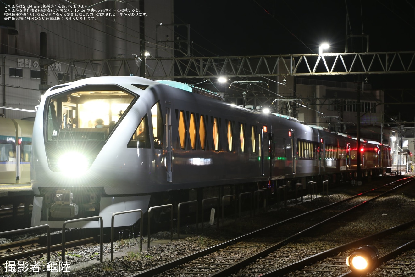 【東武】N100系N101Fが桐生線の赤城まで試運転の拡大写真