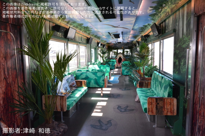 【えちぜん】「新恐竜列車内覧会ツアー」開催 をで撮影した写真