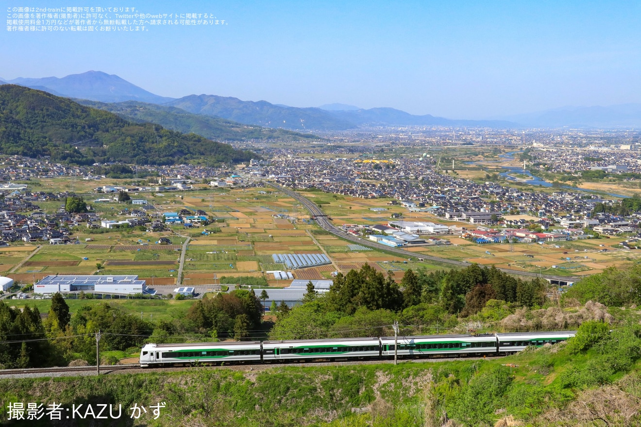 【JR東】E257系5000番台OM-92編成長野への拡大写真