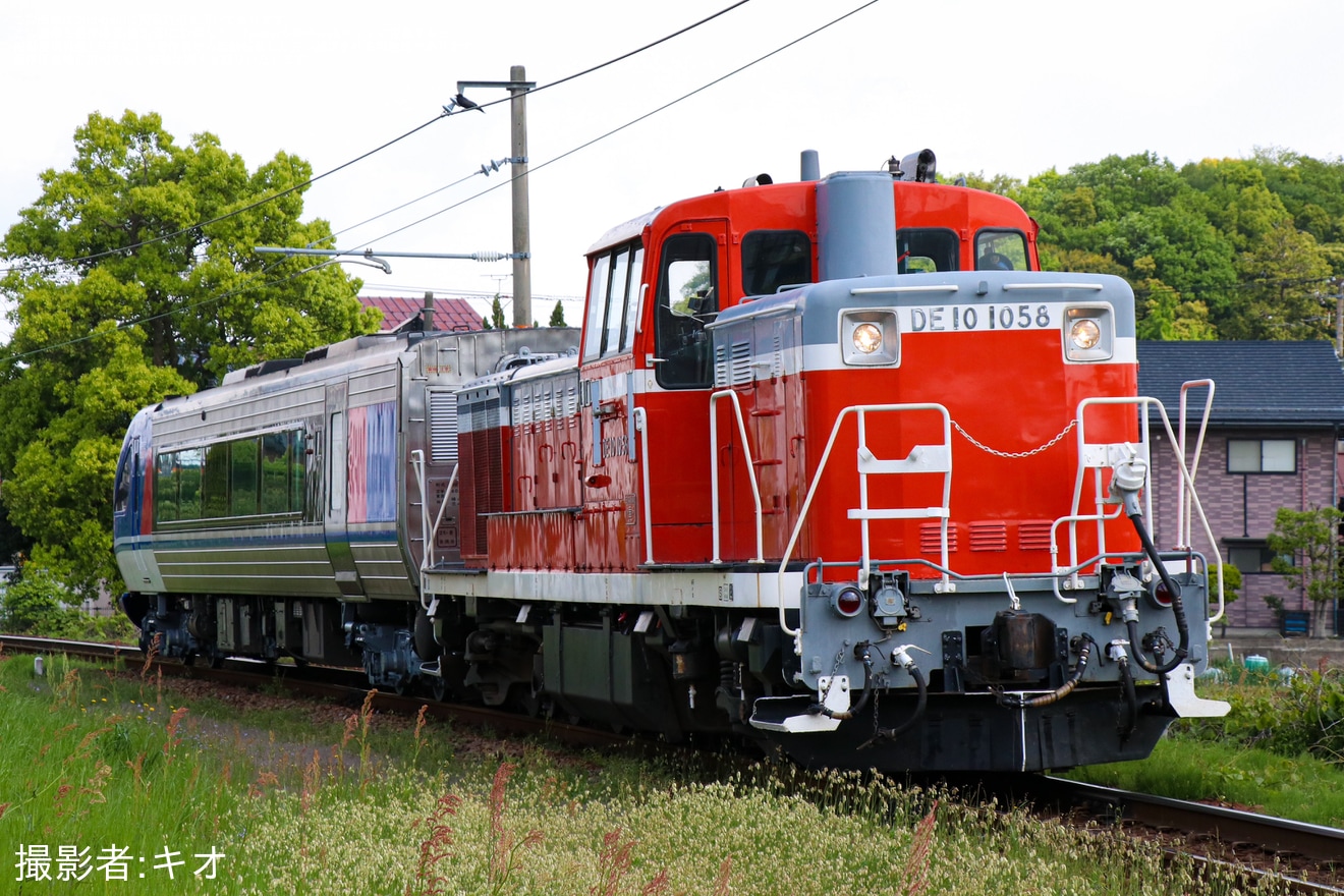 【智頭】HOT7000系7013後藤総合車両所出場試運転の拡大写真