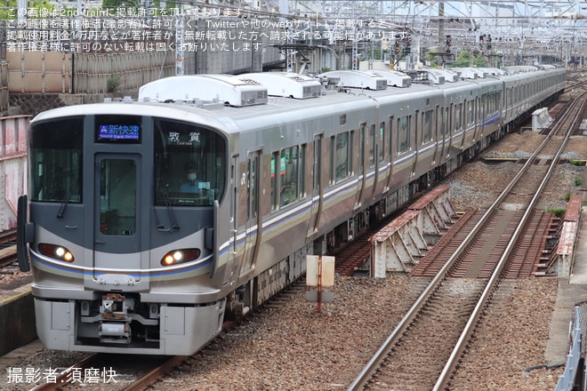 【JR西】225系K編成が敦賀行きの運用へを不明で撮影した写真