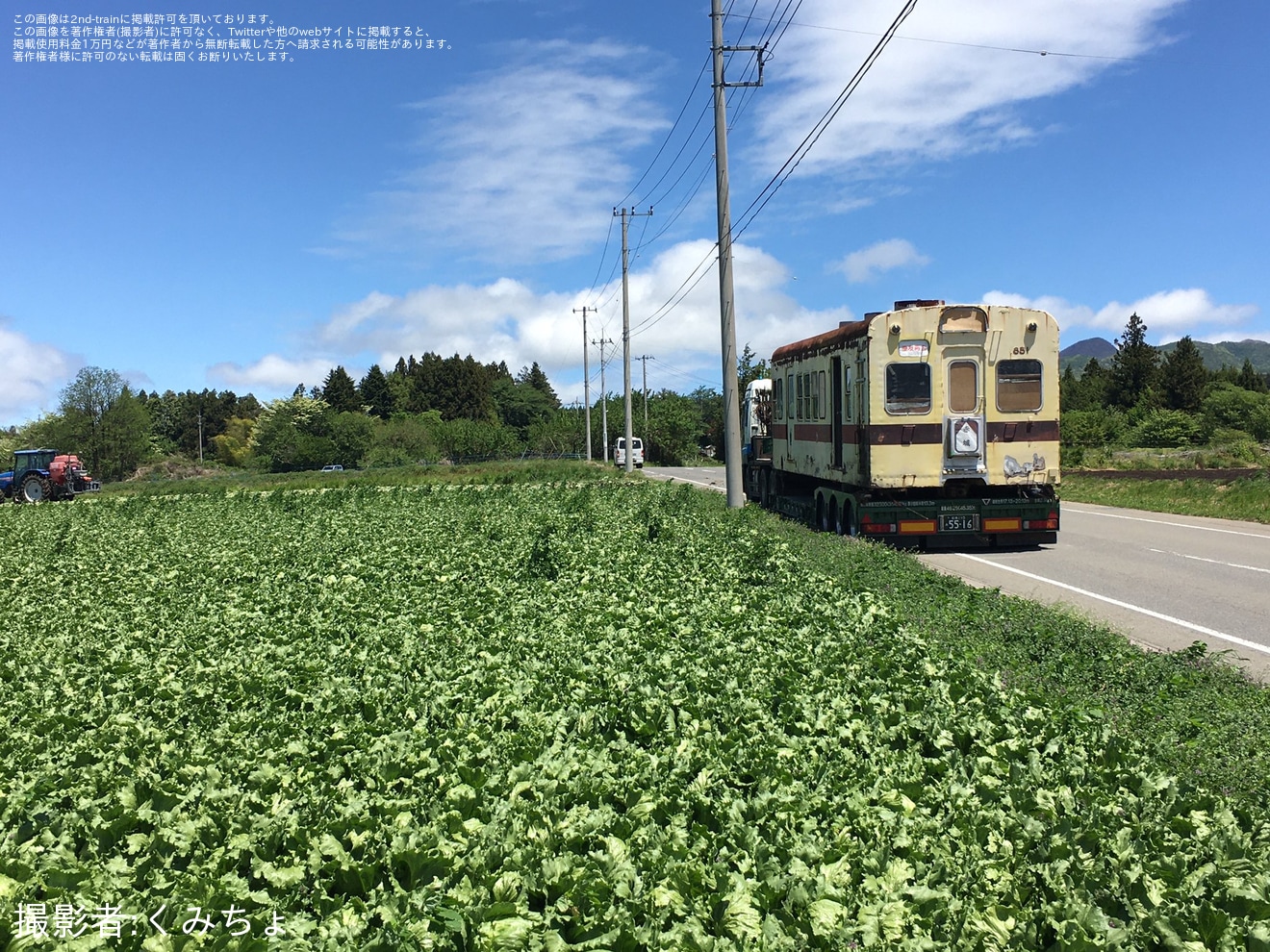 【小田急】元1800形クハ1851号車が群馬県へ陸送の拡大写真