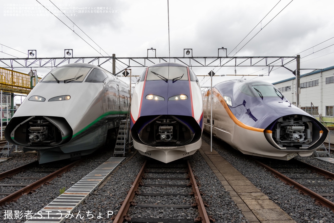 【JR東】「山形新幹線車両センターE3系、E8系つばさ撮影会」開催の拡大写真