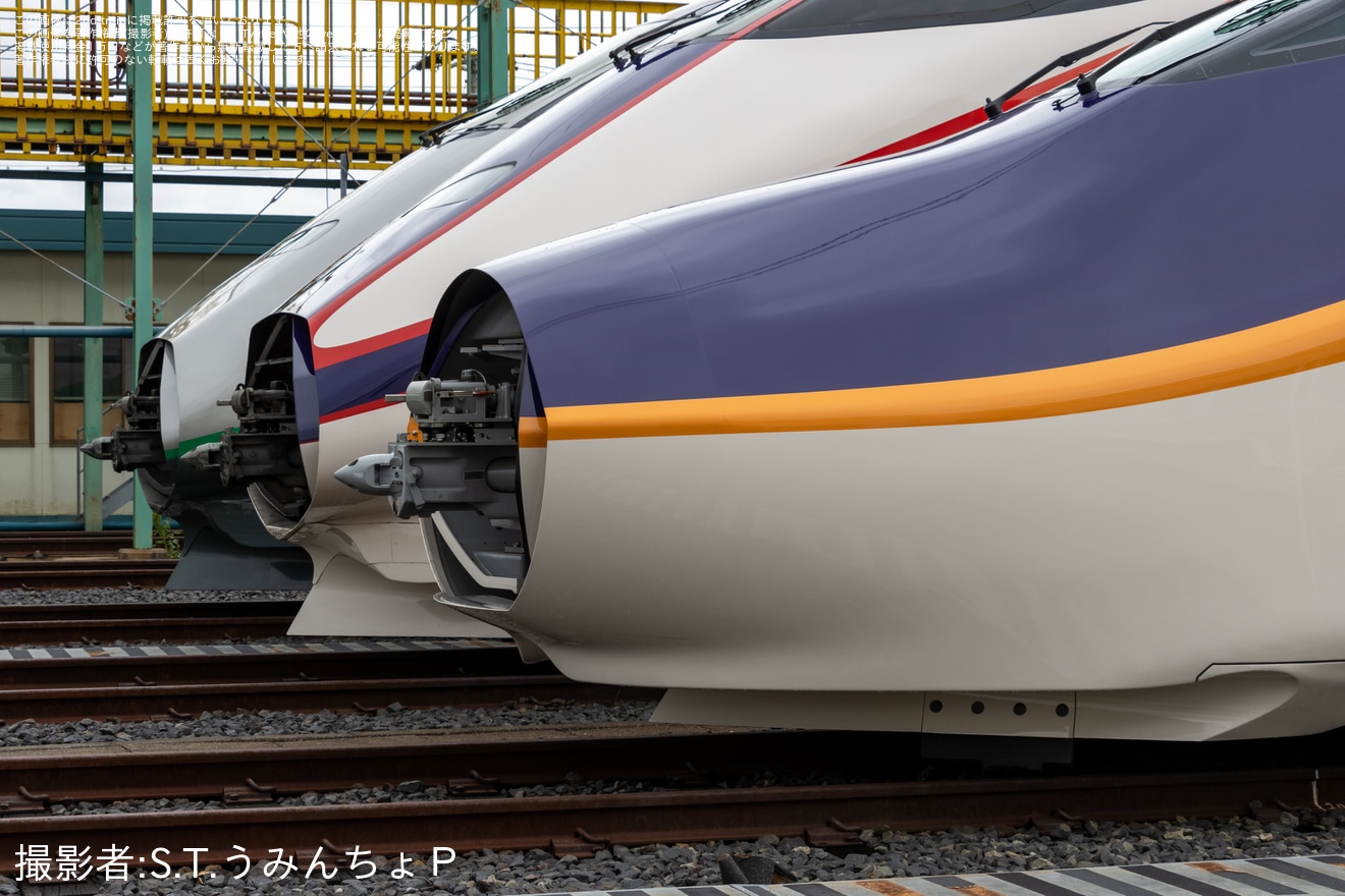 【JR東】「山形新幹線車両センターE3系、E8系つばさ撮影会」開催の拡大写真